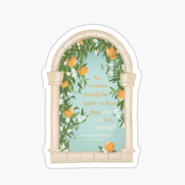 Item preview, Priory of the Orange Tree Quote arch window  designed and sold by Juliet Raines.