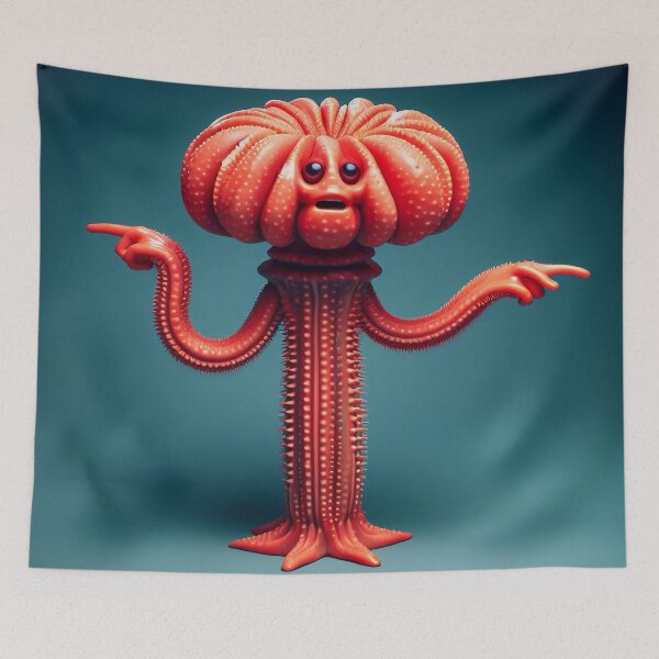 Item preview, The choice of paths: Happy creature with tentacles designed and sold by Girih.