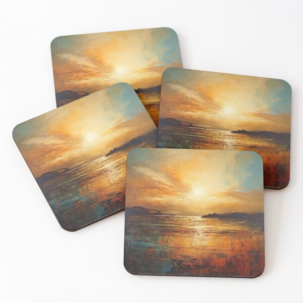 Item preview, Explore "Simplistic & Minimalistic Vintage Sunset" Abstract Art designed and sold by ArtificialGenes.
