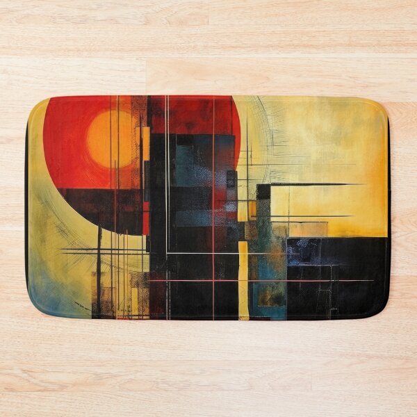Item preview, Explore "Simplistic & Minimalistic Vintage Sunset" Abstract Art designed and sold by ArtificialGenes.