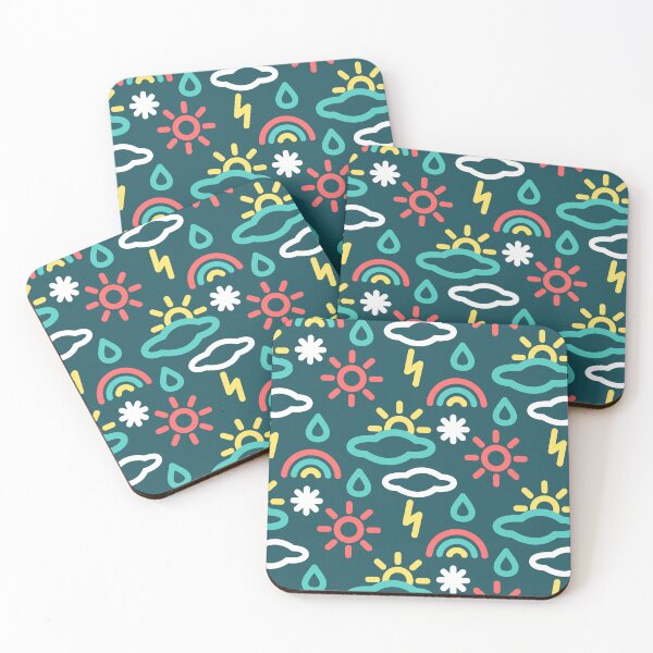 Item preview, Pattern of weather icons. Weather news. Weather seasons forecast symbols designed and sold by NataliaVVV.