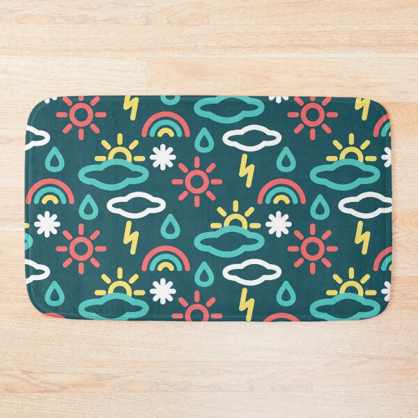 Item preview, Pattern of weather icons. Weather news. Weather seasons forecast symbols designed and sold by NataliaVVV.