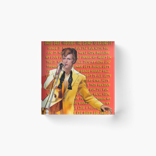 Item preview, Bowie print designed and sold by DOSpersonalise.
