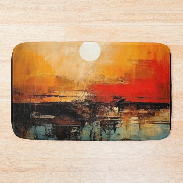 Item preview, Explore "Simplistic & Minimalistic Vintage Sunset" Abstract Art designed and sold by ArtificialGenes.