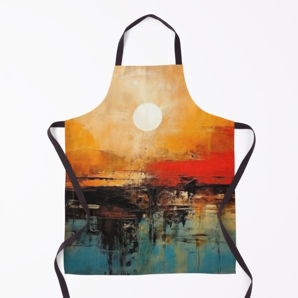 Aperçu de l'œuvre Découvrez l'art abstrait "Simplistic & Minimalistic Vintage Sunset" créée et vendue par ArtificialGenes.