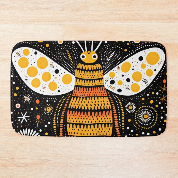 Item preview, Yellow and Black Abstract Bee  designed and sold by GulDesignCo.