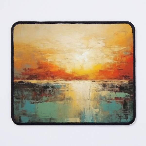 Artikelvorschau, Entdecken Sie "Simplistic & Minimalistic Vintage Sunset" Abstrakte Kunst entworfen und verkauft von ArtificialGenes.