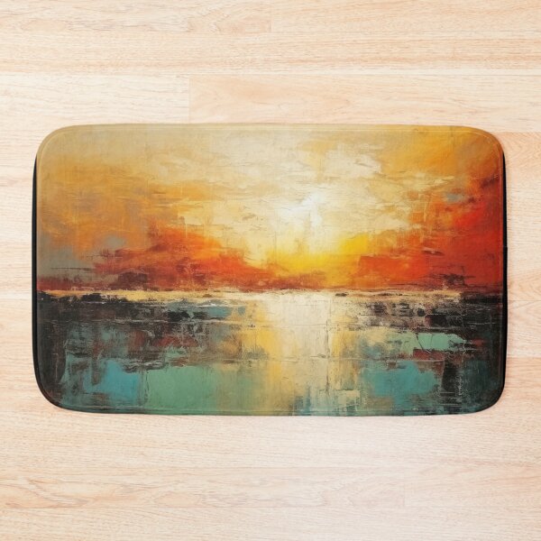 Artikelvorschau, Entdecken Sie "Simplistic & Minimalistic Vintage Sunset" Abstrakte Kunst entworfen und verkauft von ArtificialGenes.