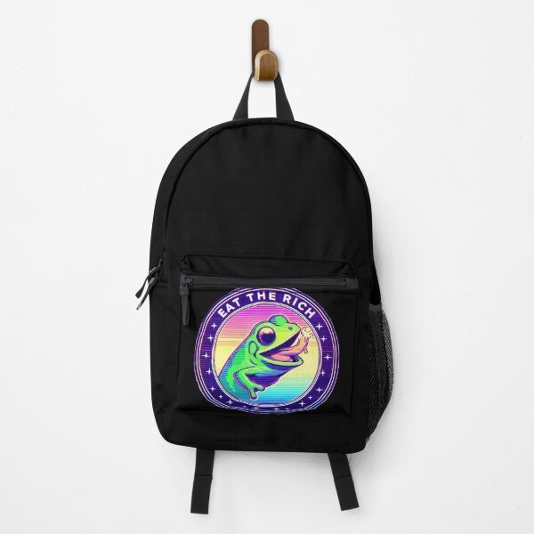 Item preview, Psychedelic Eat the Rich Frog designed and sold by TomFrontierArt.