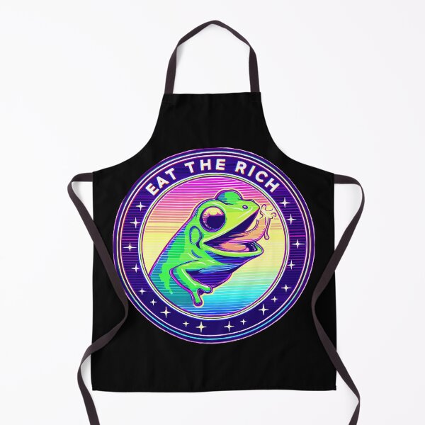 Item preview, Psychedelic Eat the Rich Frog designed and sold by TomFrontierArt.