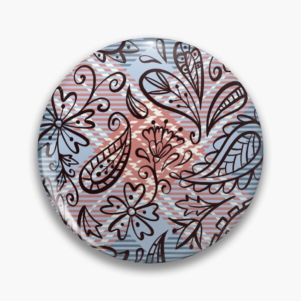 Item preview, Floral Plaid Seamless Pattern - Modern Floral Pattern in a Repeating Design designed and sold by OrangeMG.