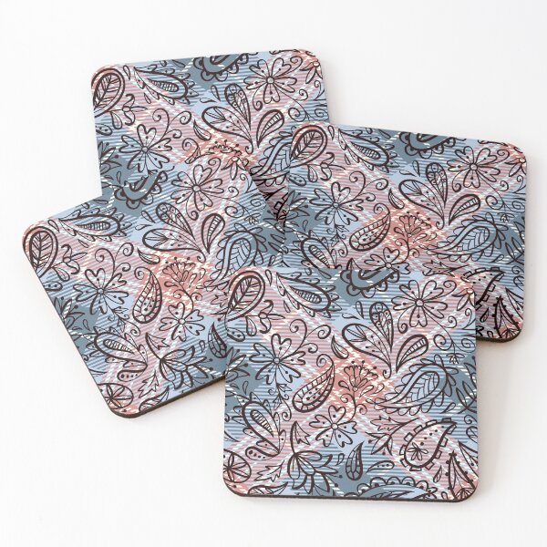 Item preview, Floral Plaid Seamless Pattern - Modern Floral Pattern in a Repeating Design designed and sold by OrangeMG.