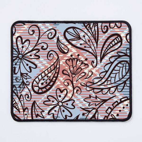 Item preview, Floral Plaid Seamless Pattern - Modern Floral Pattern in a Repeating Design designed and sold by OrangeMG.