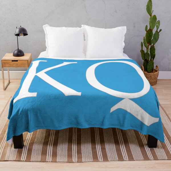 Item preview, KQ Initials Monogram Elegant White Letters designed and sold by Jeallan Designs.