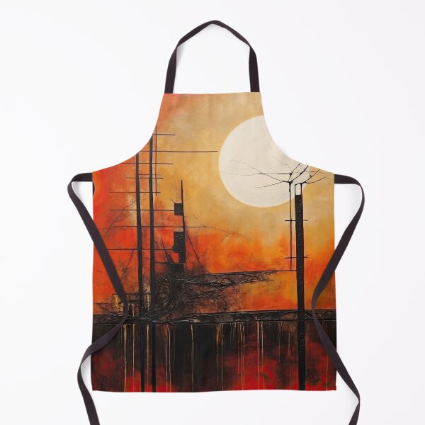 Artikelvorschau, Entdecken Sie "Simplistic & Minimalistic Vintage Sunset" Abstrakte Kunst entworfen und verkauft von ArtificialGenes.