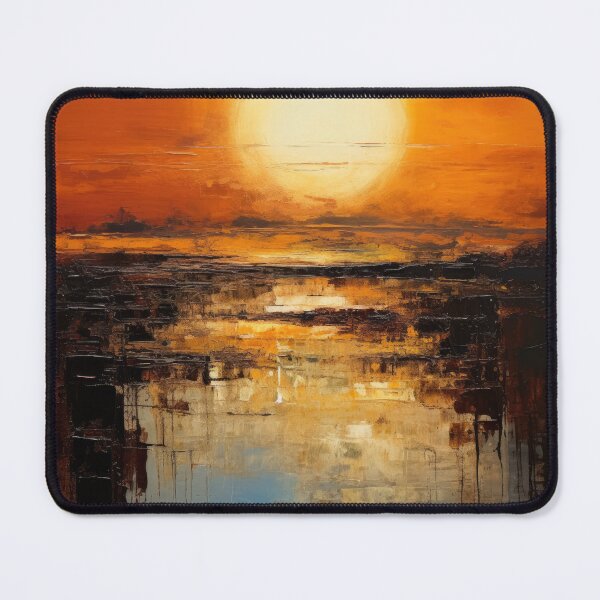 Artikelvorschau, Entdecken Sie "Simplistic & Minimalistic Vintage Sunset" Abstrakte Kunst entworfen und verkauft von ArtificialGenes.