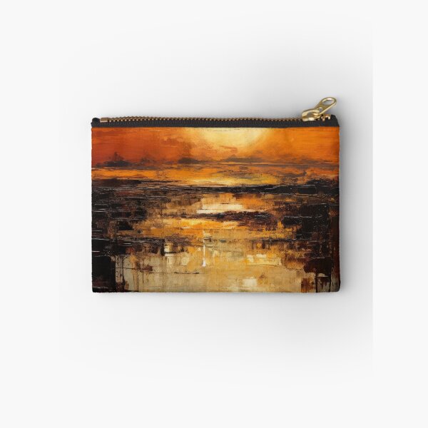 Artikelvorschau, Entdecken Sie "Simplistic & Minimalistic Vintage Sunset" Abstrakte Kunst entworfen und verkauft von ArtificialGenes.