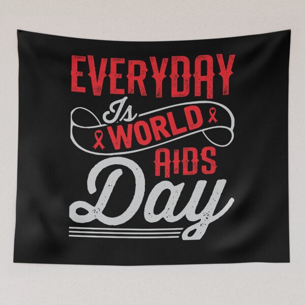 Item preview, everyday is world AIDS day designed and sold by defabiosofxs.