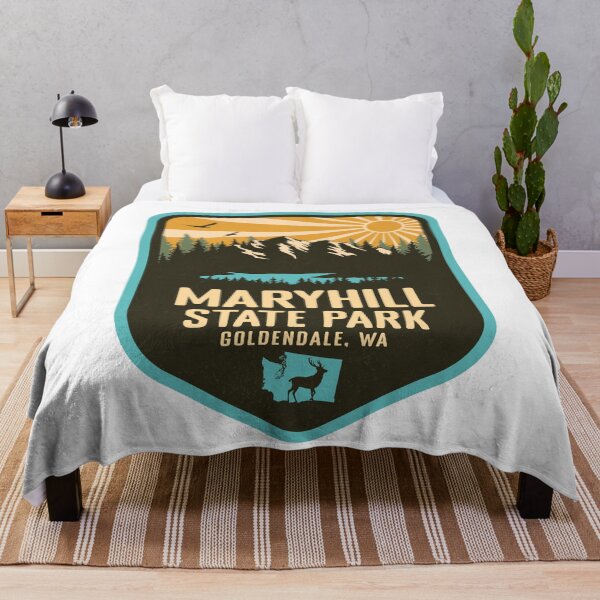 Item preview, Maryhill State Park Washington - WA Retro Badge Forest and Wilderness  designed and sold by mountainfad.