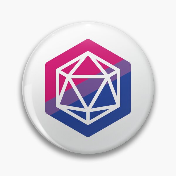 Artikelvorschau, LGBT D20: Bisexuell entworfen und verkauft von PinkFoxDesigns.