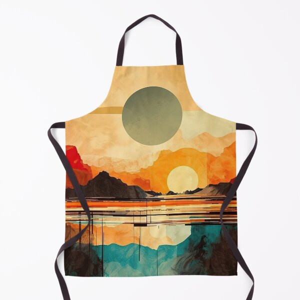 Artikelvorschau, Entdecken Sie "Simplistic & Minimalistic Vintage Sunset" Abstrakte Kunst entworfen und verkauft von ArtificialGenes.