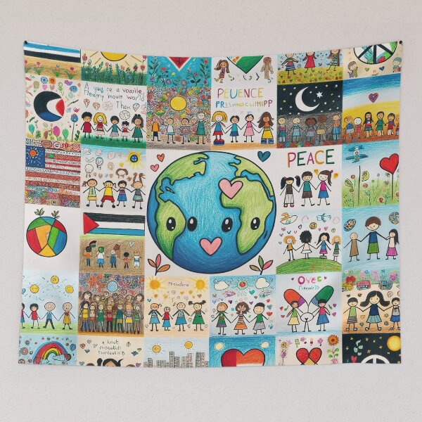 Item preview, Children's Art for Peace designed and sold by FIYARO.
