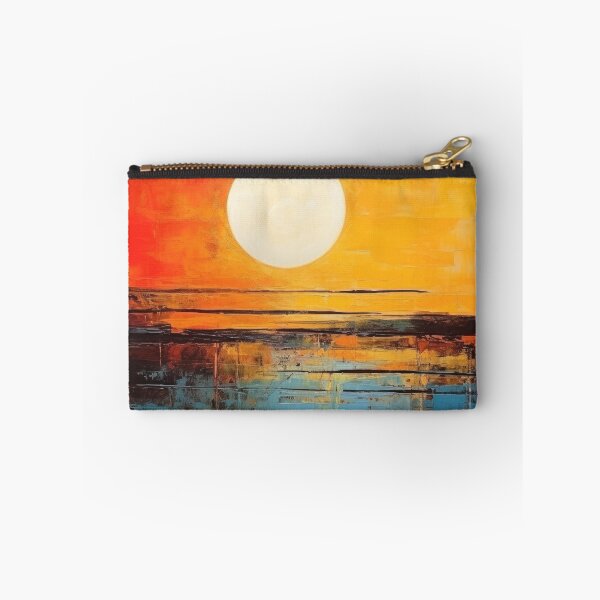 Artikelvorschau, Entdecken Sie "Simplistic & Minimalistic Vintage Sunset" Abstrakte Kunst entworfen und verkauft von ArtificialGenes.