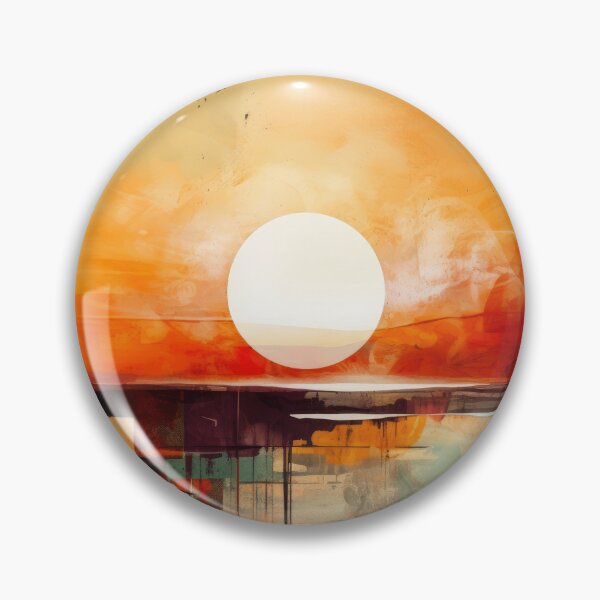 Artikelvorschau, Entdecken Sie "Simplistic & Minimalistic Vintage Sunset" Abstrakte Kunst entworfen und verkauft von ArtificialGenes.