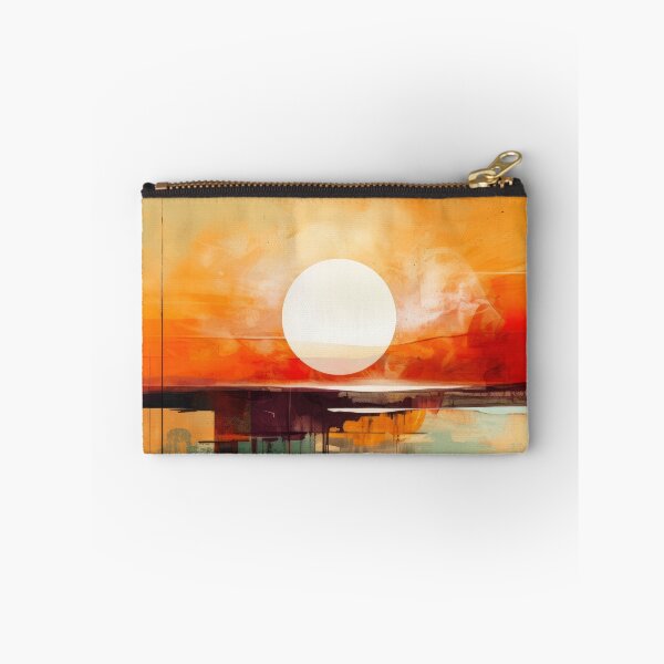 Artikelvorschau, Entdecken Sie "Simplistic & Minimalistic Vintage Sunset" Abstrakte Kunst entworfen und verkauft von ArtificialGenes.