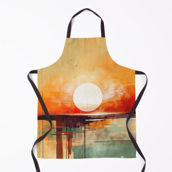 Artikelvorschau, Entdecken Sie "Simplistic & Minimalistic Vintage Sunset" Abstrakte Kunst entworfen und verkauft von ArtificialGenes.