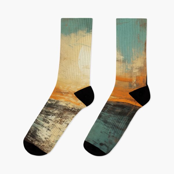Item preview, Explore "Simplistic & Minimalistic Vintage Sunset" Abstract Art designed and sold by ArtificialGenes.