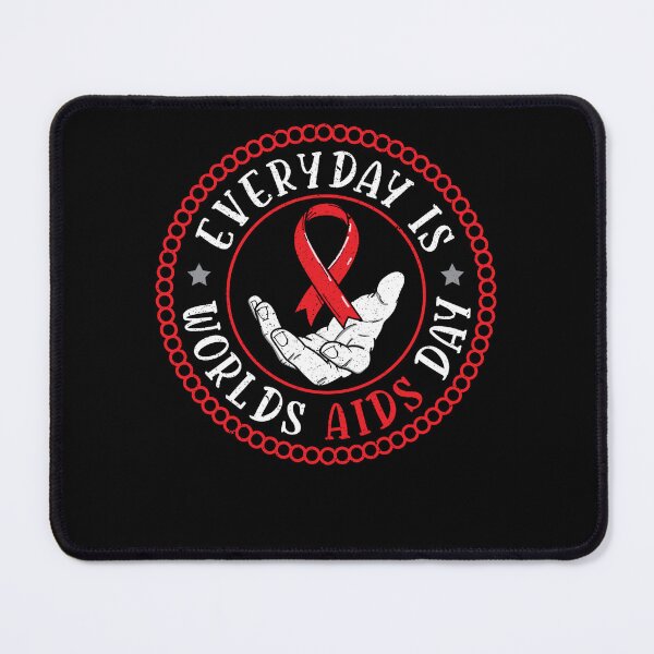 Item preview, Everyday Is World Aids Day HIV AIDS Awareness Red Ribbon designed and sold by defabiosofxs.