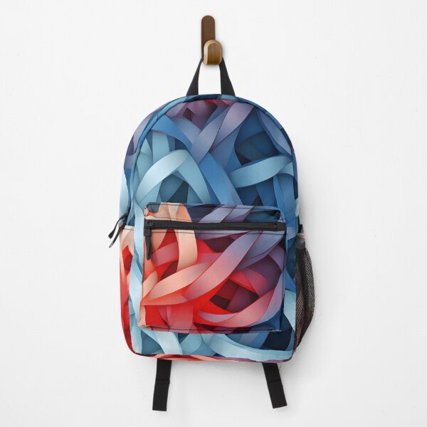 Item preview, Colorful Interwoven Ribbons Wallpaper designed and sold by VectorPlace.