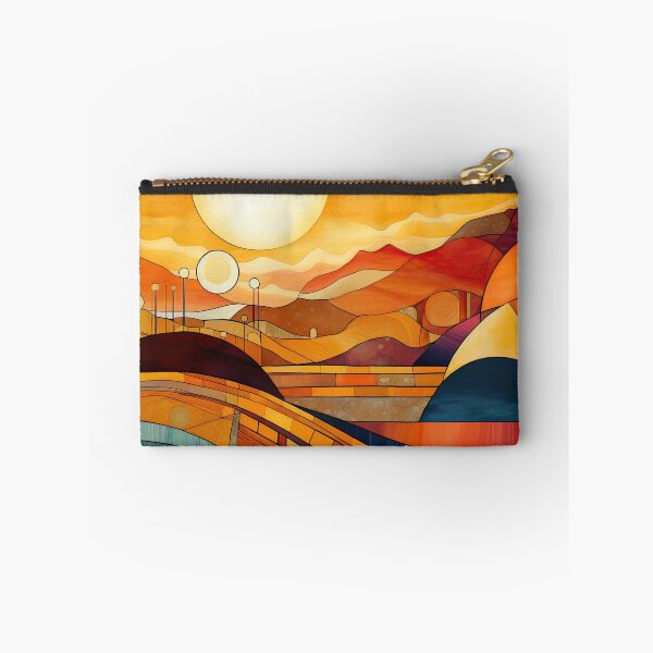 Artikelvorschau, Entdecken Sie "Simplistic & Minimalistic Vintage Sunset" Abstrakte Kunst entworfen und verkauft von ArtificialGenes.