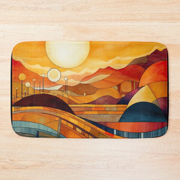 Item preview, Explore "Simplistic & Minimalistic Vintage Sunset" Abstract Art designed and sold by ArtificialGenes.