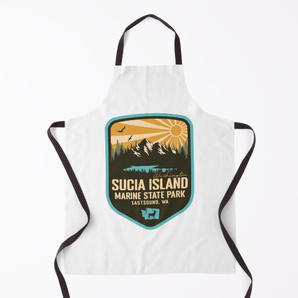 Item preview, Sucia Island Marine State Park Washington - WA Retro Badge Forest and Wilderness designed and sold by mountainfad.