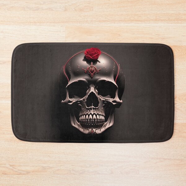 Item preview, Human skull made of red roses designed and sold by Fantasymachine.