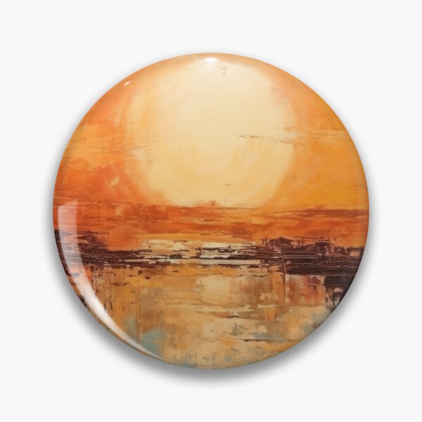 Item preview, Explore "Simplistic & Minimalistic Vintage Sunset" Abstract Art designed and sold by ArtificialGenes.