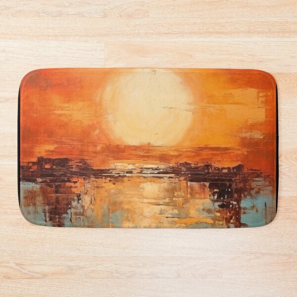 Item preview, Explore "Simplistic & Minimalistic Vintage Sunset" Abstract Art designed and sold by ArtificialGenes.
