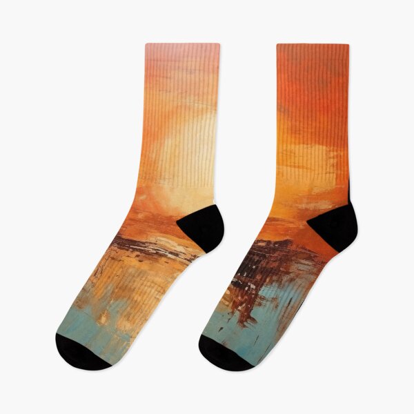 Item preview, Explore "Simplistic & Minimalistic Vintage Sunset" Abstract Art designed and sold by ArtificialGenes.