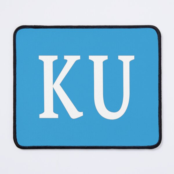 Item preview, KU Initials Monogram Elegant White Letters designed and sold by Jeallan Designs.