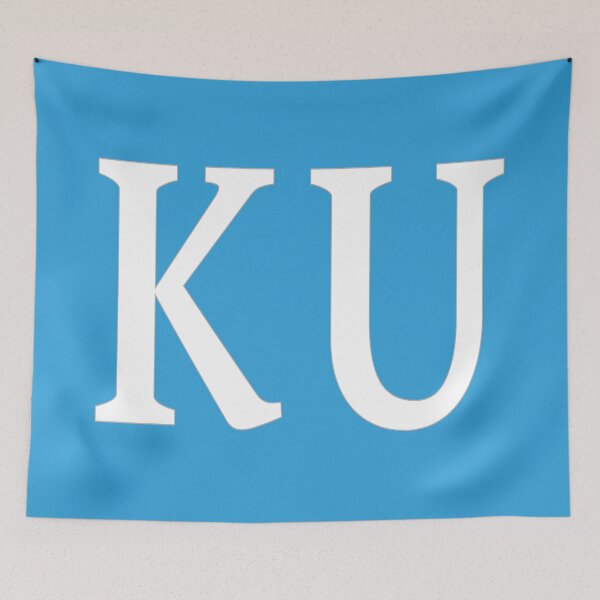 Item preview, KU Initials Monogram Elegant White Letters designed and sold by Jeallan Designs.