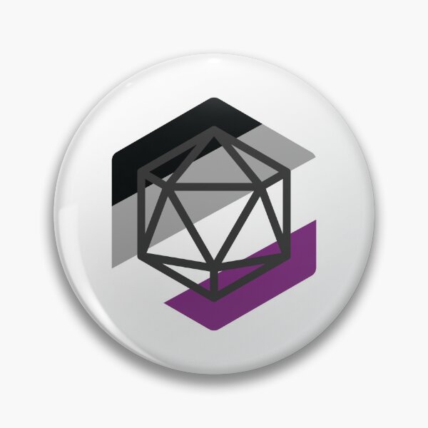 Artikelvorschau, LGBT+ D20: Asexuell entworfen und verkauft von PinkFoxDesigns.
