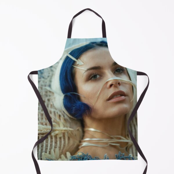 Item preview, natural portrait of futuristic retro woman designed and sold by jsebouvi.