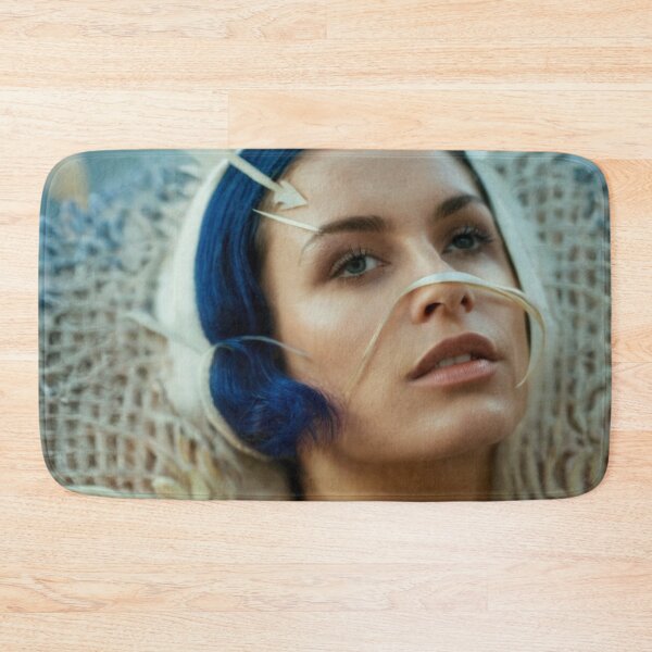 Item preview, natural portrait of futuristic retro woman designed and sold by jsebouvi.