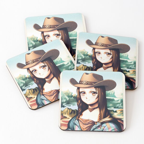 Item preview, Cowgirl Mona Lisa designed and sold by unrealartwork.
