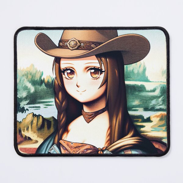 Item preview, Cowgirl Mona Lisa designed and sold by unrealartwork.