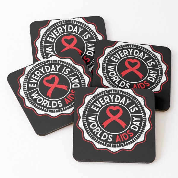 Item preview, Everyday Is World Aids Day HIV AIDS Awareness Red Ribbon designed and sold by defabiosofxs.
