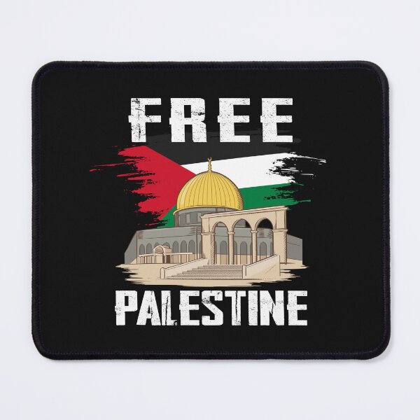 Item preview, Free Palestine Arabic support Palestine and Gaza Jerusalem Al aqsa mosque designed and sold by RaselStyleHub.