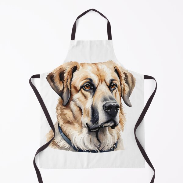 Item preview, Watercolor picture of an Anatolian Shepherd Dog designed and sold by Petalandfur.